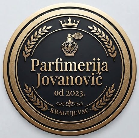 Logotip Parfimerija Jovanović Kragujevac, osnovana 2023. godine